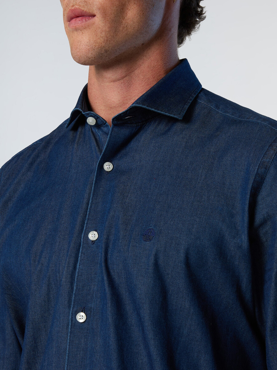camisa de sarga vaquera