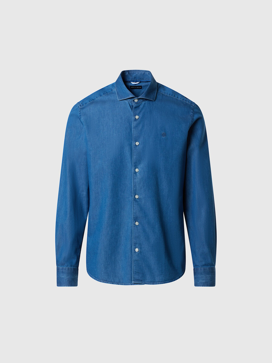 camisa de sarga vaquera