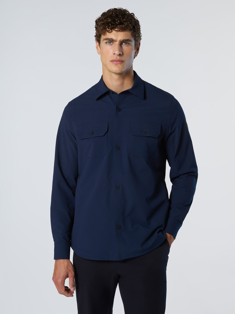 sobrecamisa de piqué técnico
