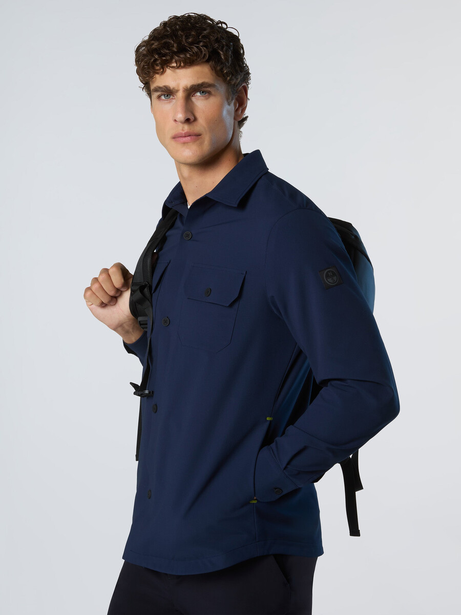 sobrecamisa de piqué técnico