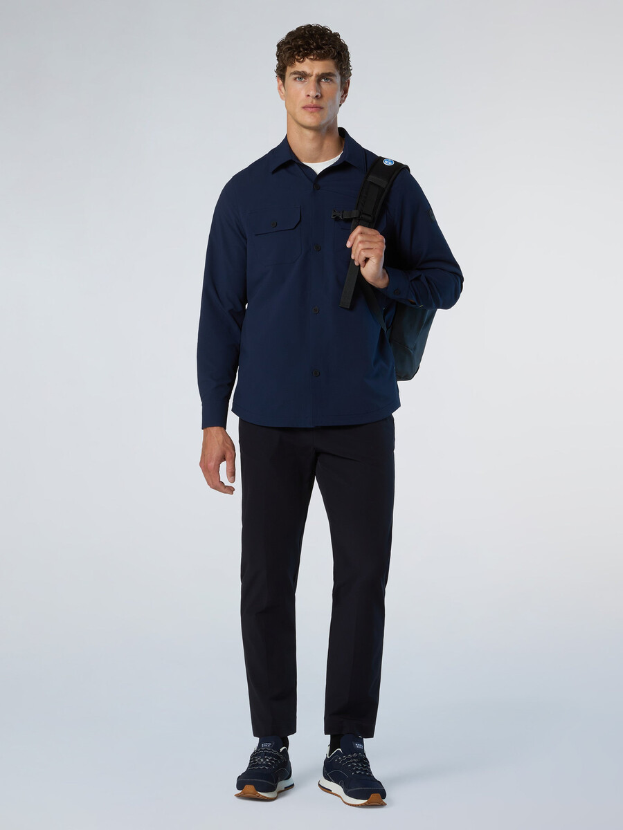 sobrecamisa de piqué técnico