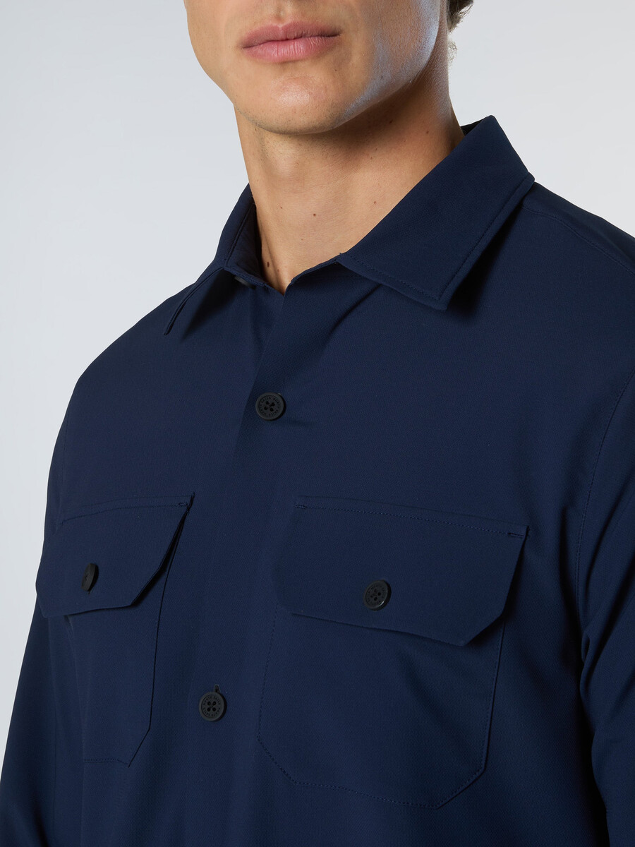 sobrecamisa de piqué técnico