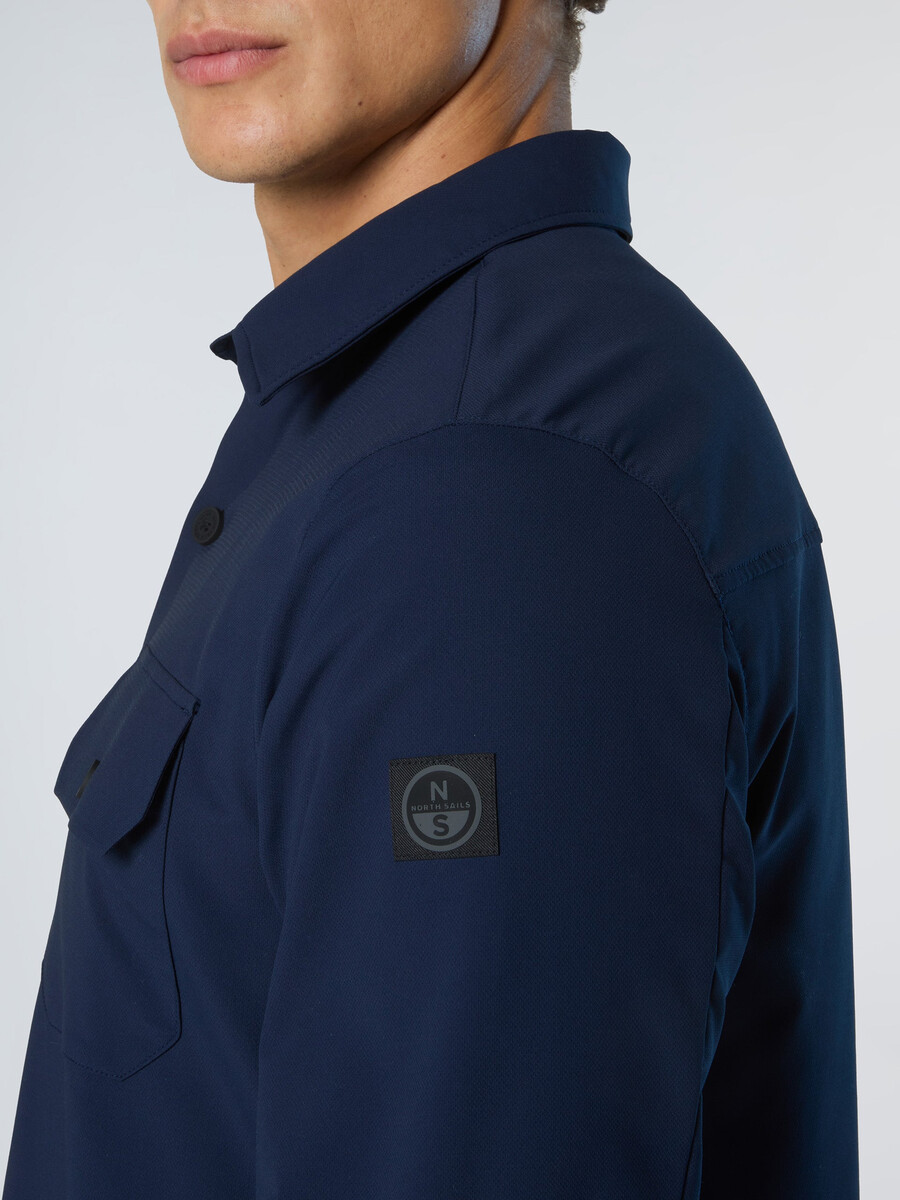 sobrecamisa de piqué técnico