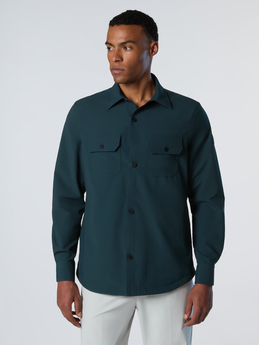 sobrecamisa de piqué técnico