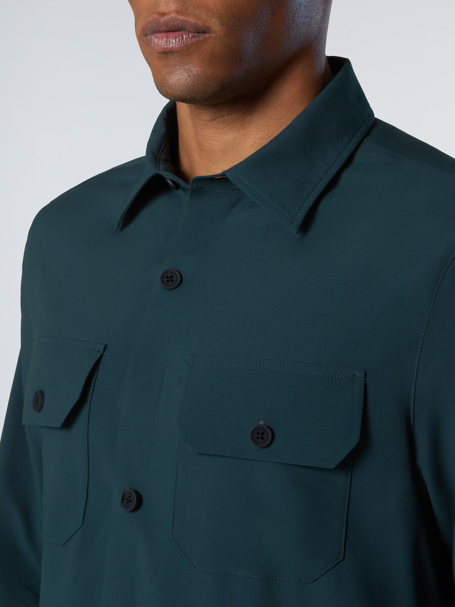 sobrecamisa de piqué técnico