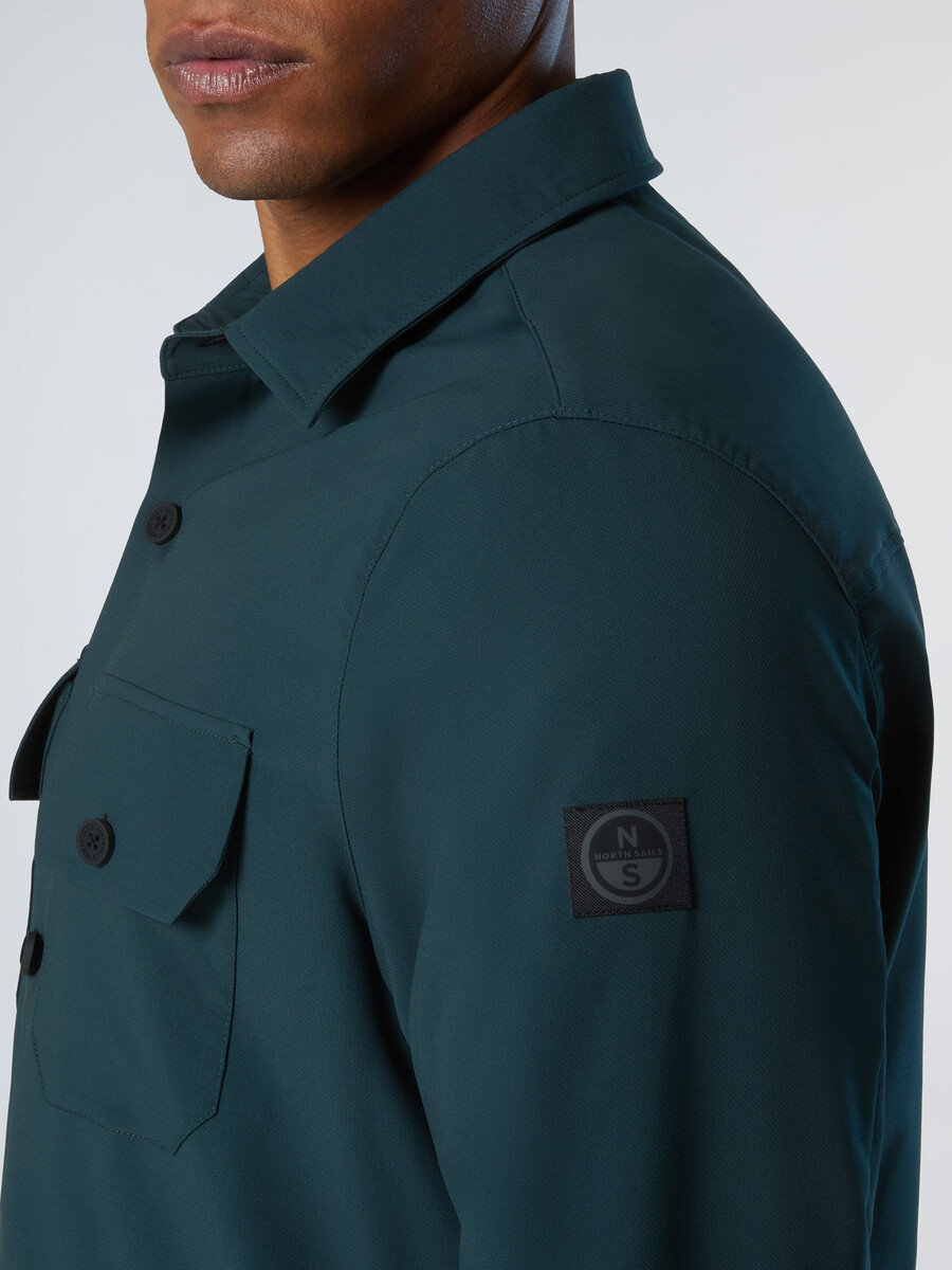 sobrecamisa de piqué técnico