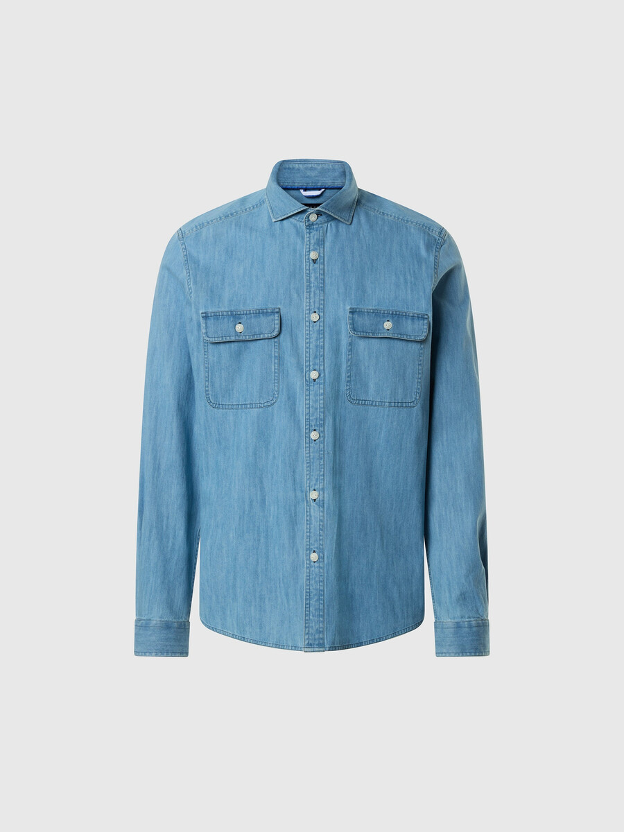 camisa vaquera clara