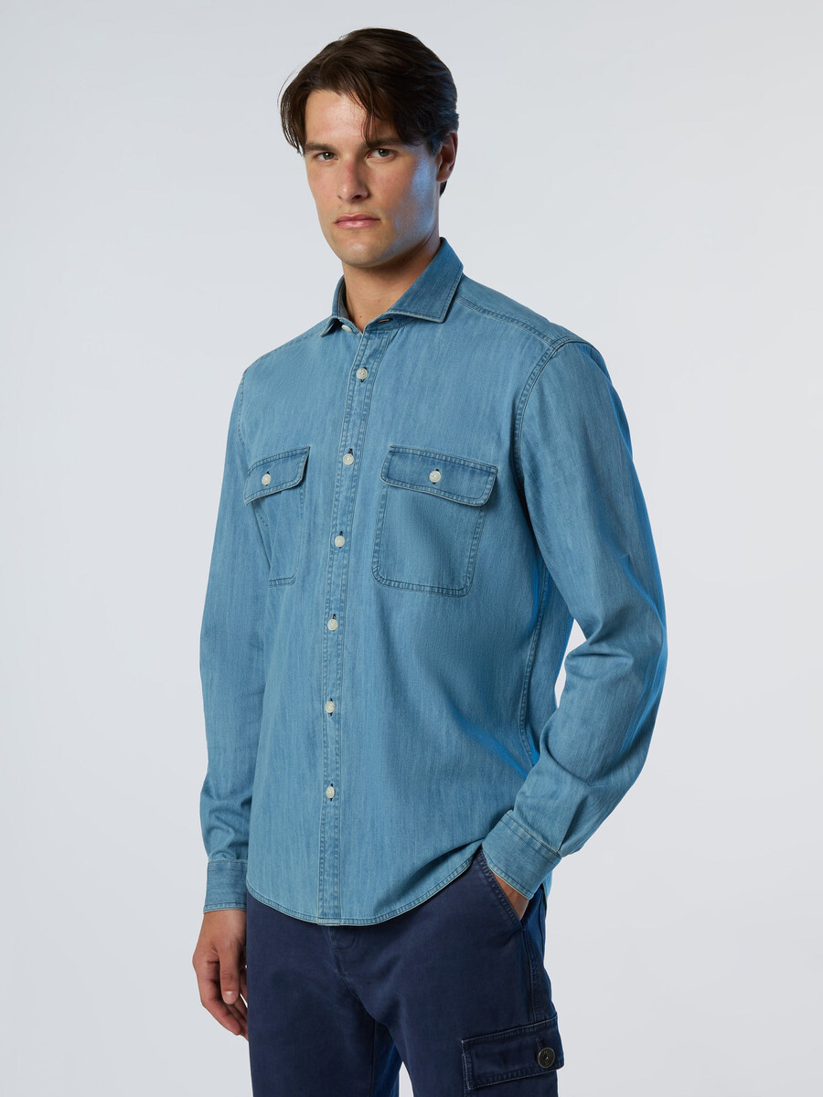 camisa vaquera clara