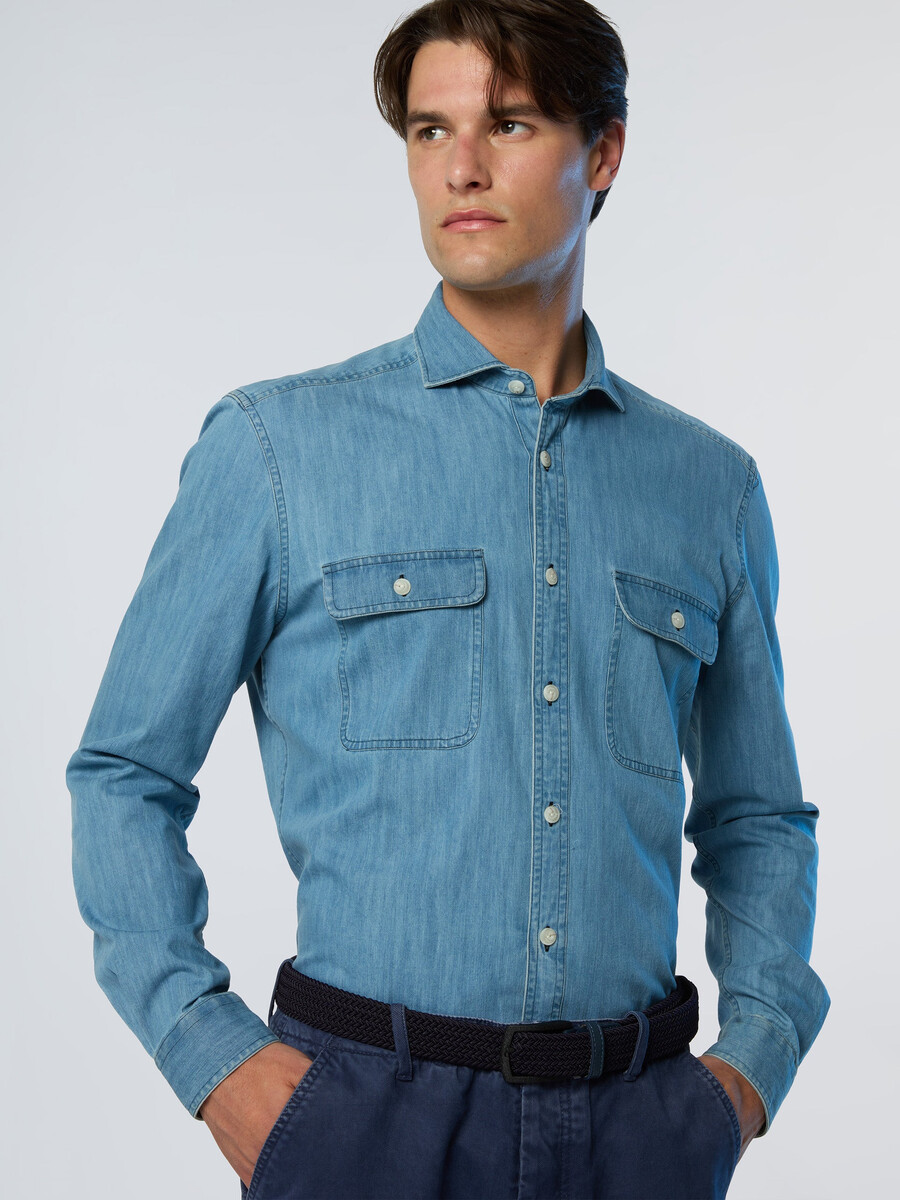 camisa vaquera clara