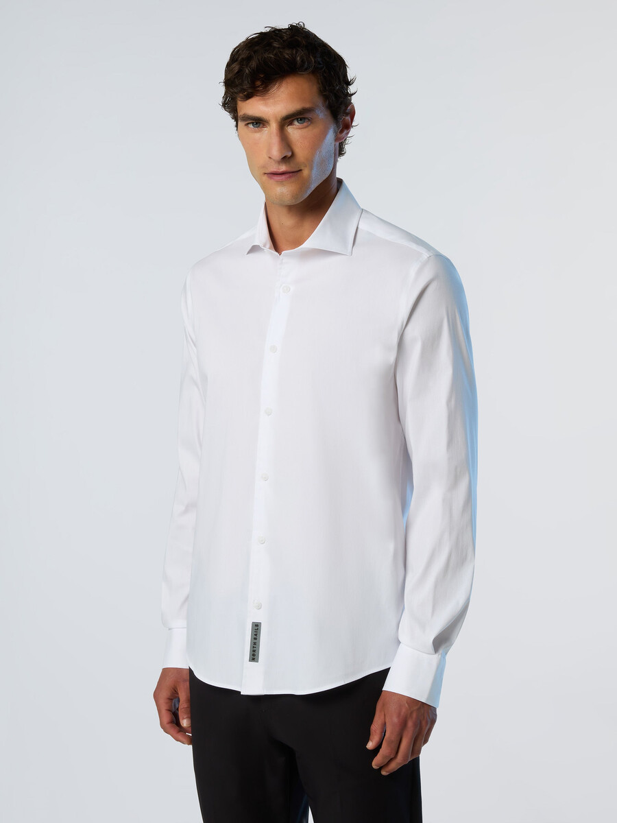 camisa de popelina técnica