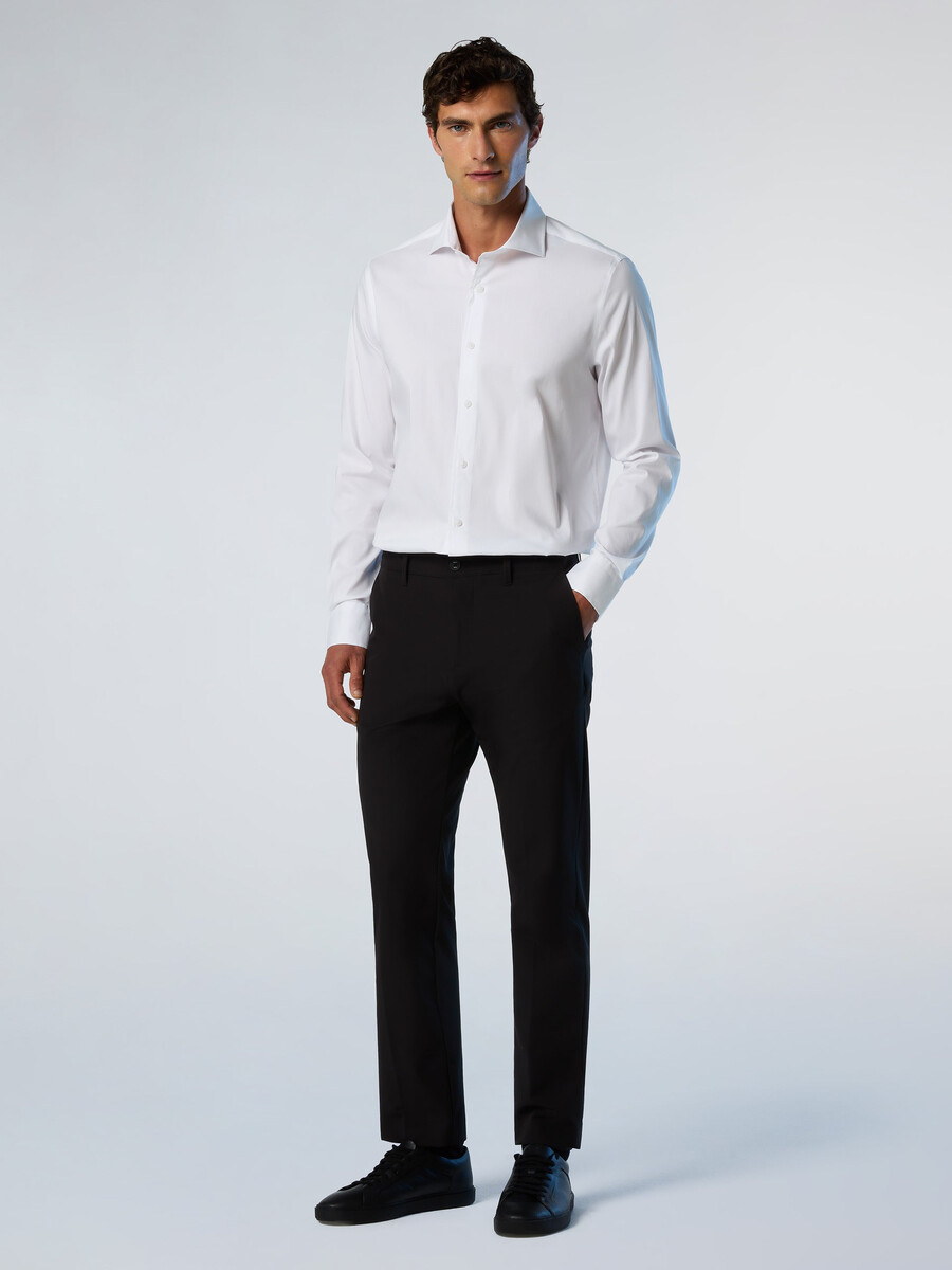 camisa de popelina técnica