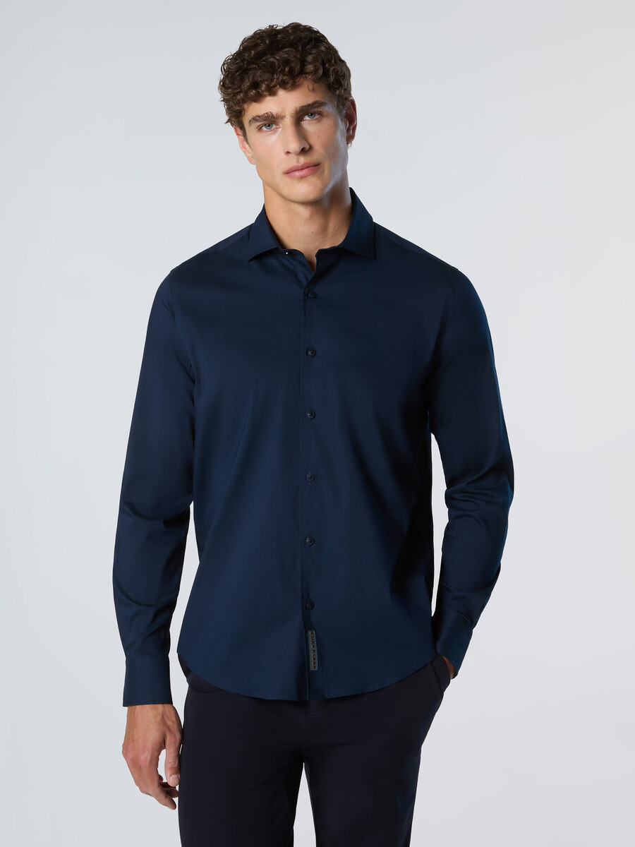 camisa de popelina técnica