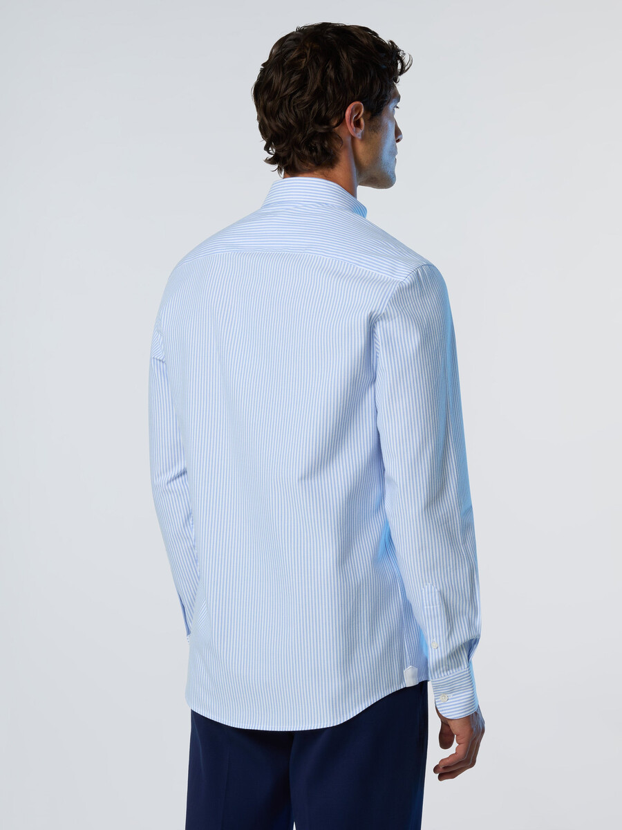 camisa oxford a rayas