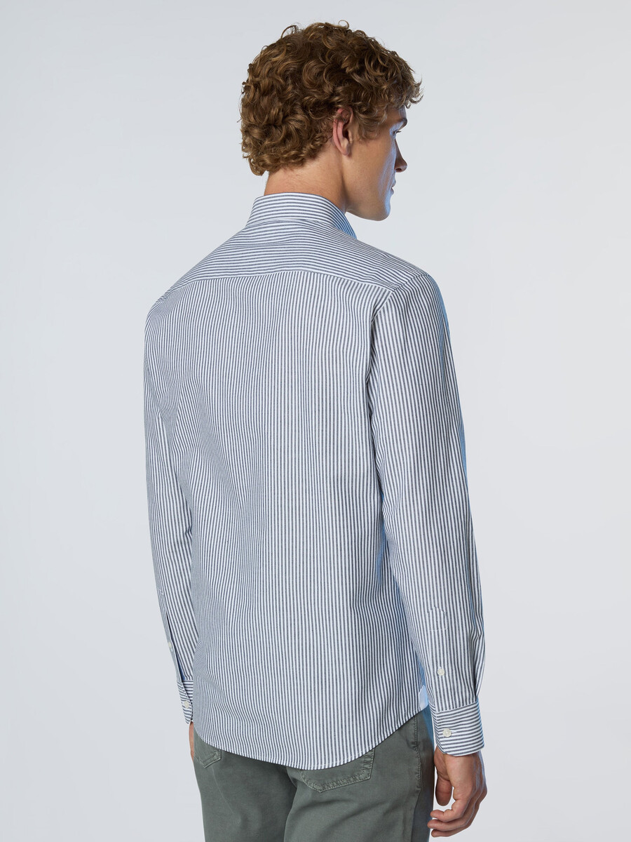 camisa oxford a rayas