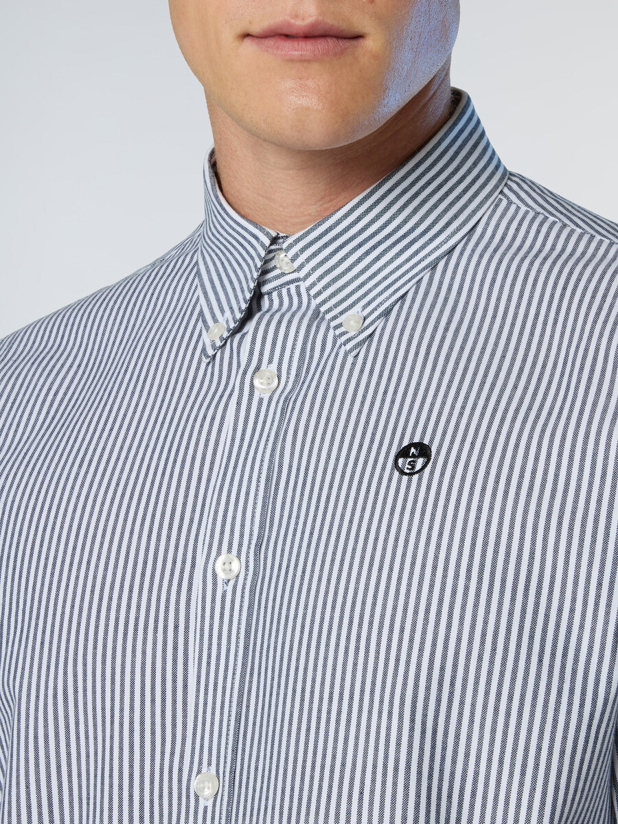 camisa oxford a rayas
