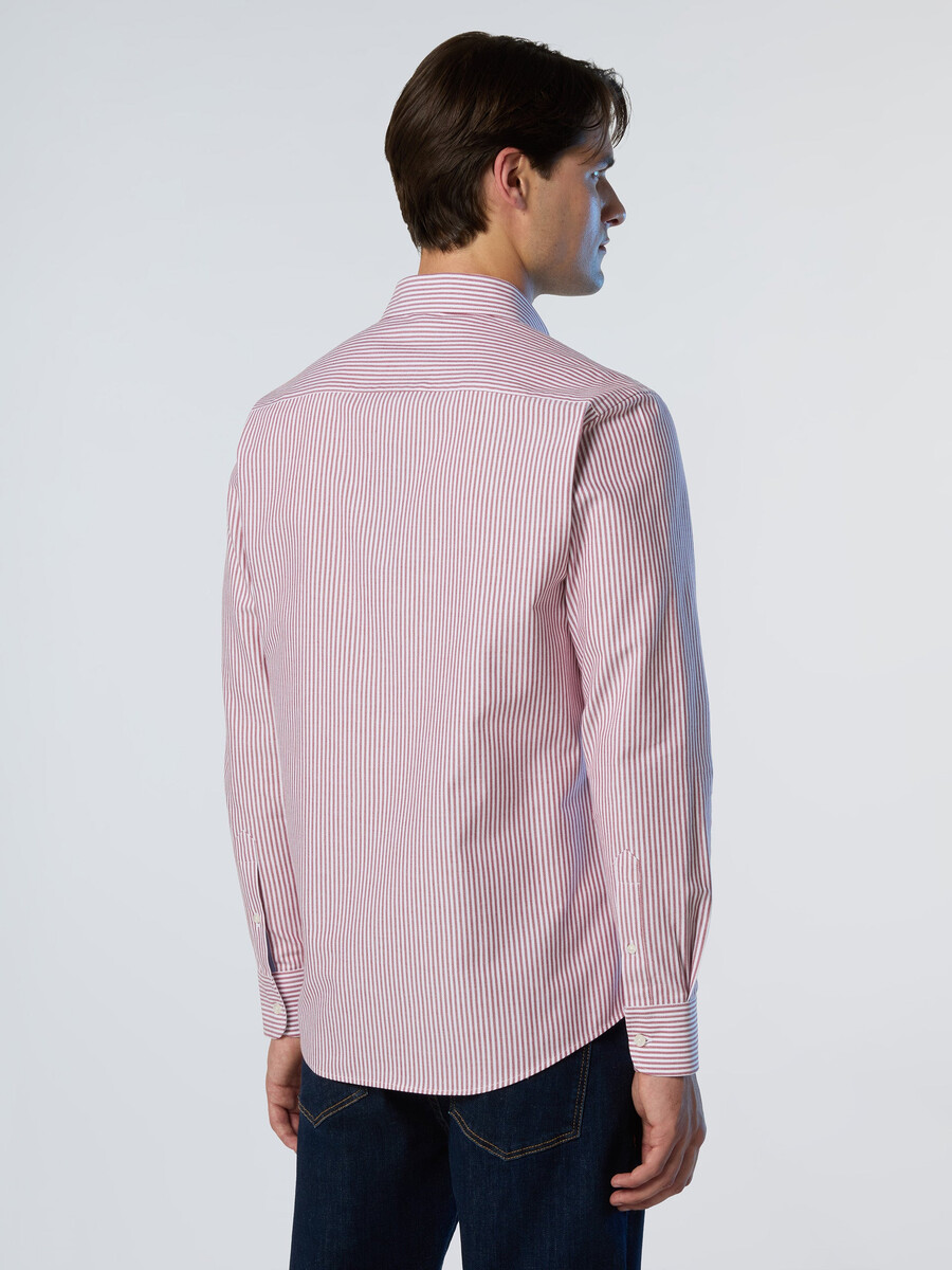 camisa oxford a rayas