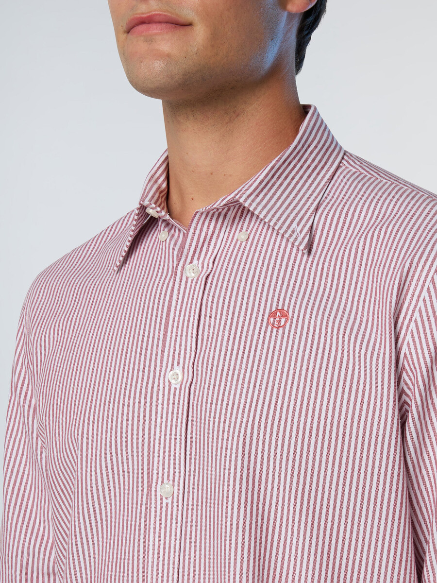 camisa oxford a rayas