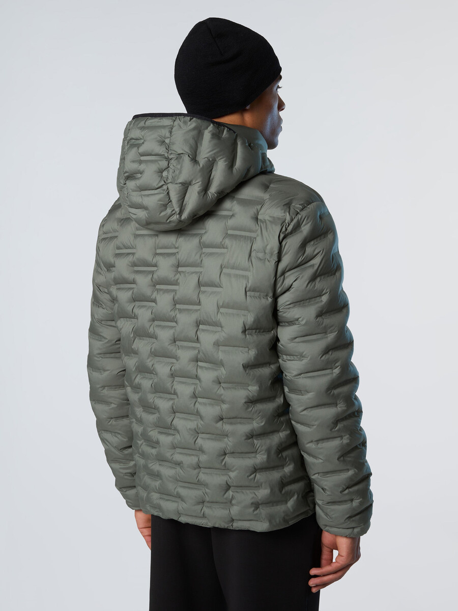 chaqueta acolchada laser