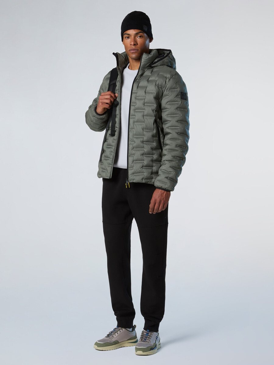 chaqueta acolchada laser