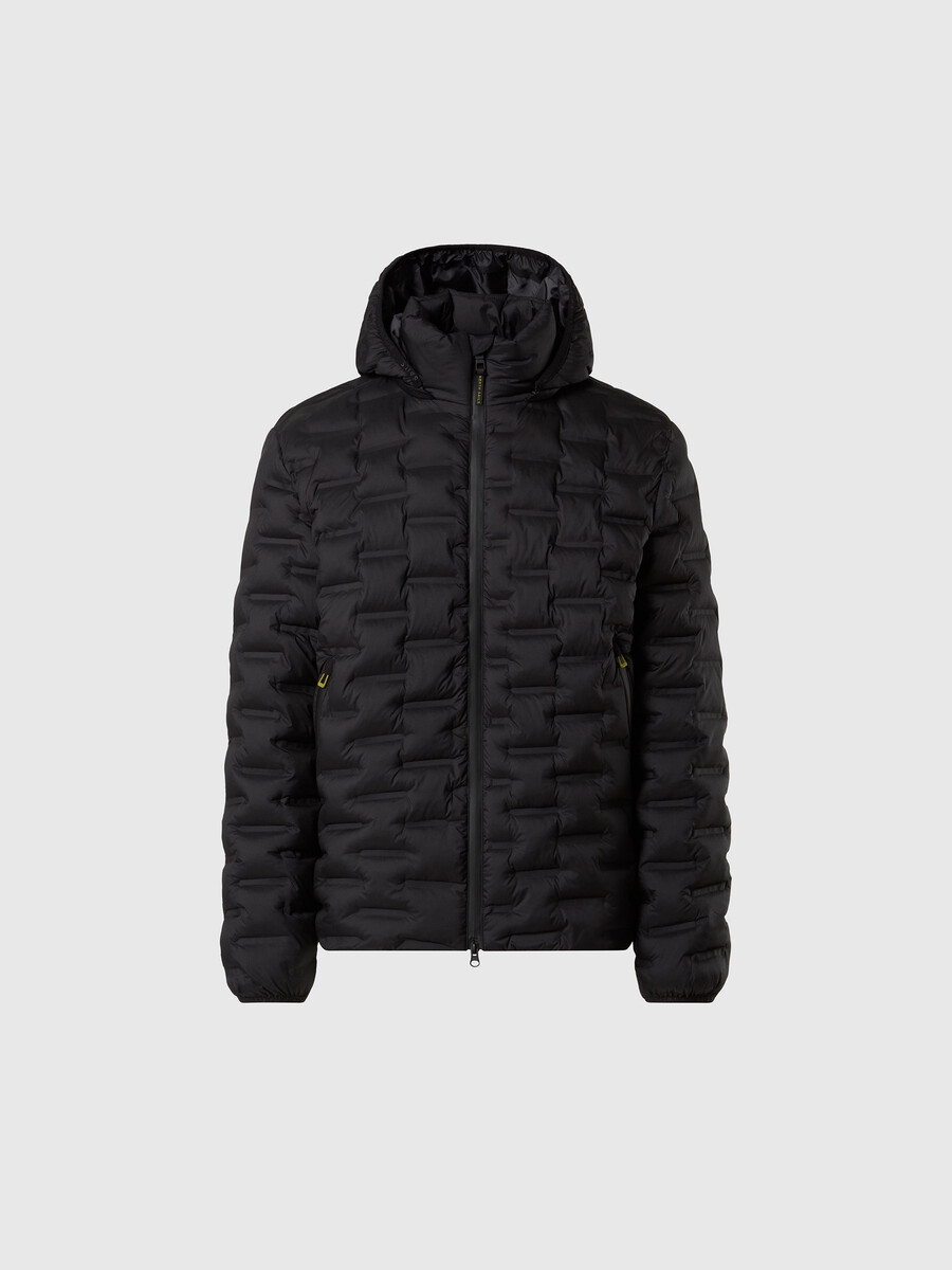 chaqueta acolchada laser