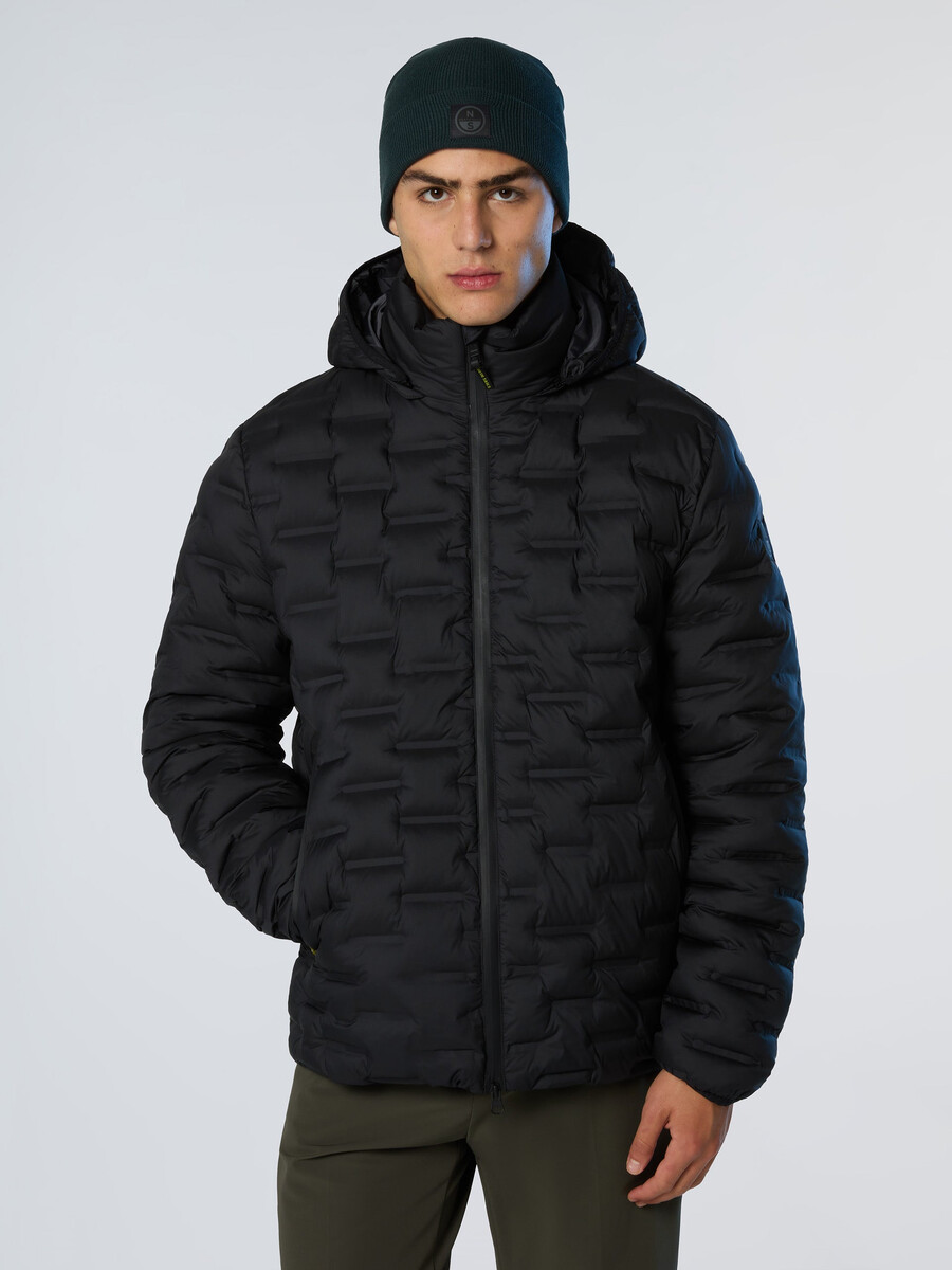 chaqueta acolchada laser