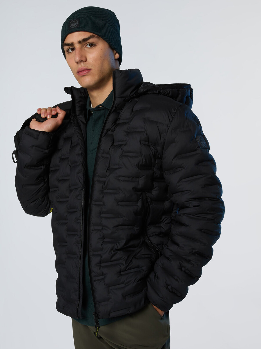 chaqueta acolchada laser