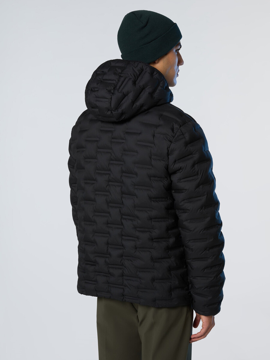 chaqueta acolchada laser