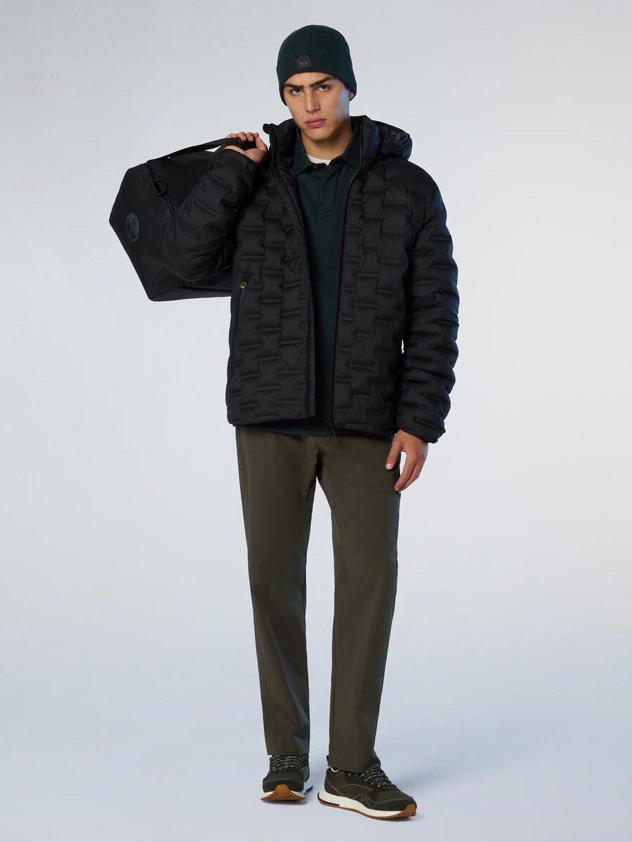 chaqueta acolchada laser