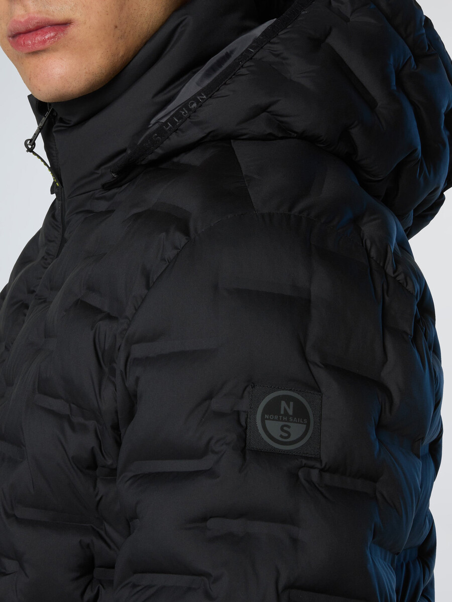 chaqueta acolchada laser