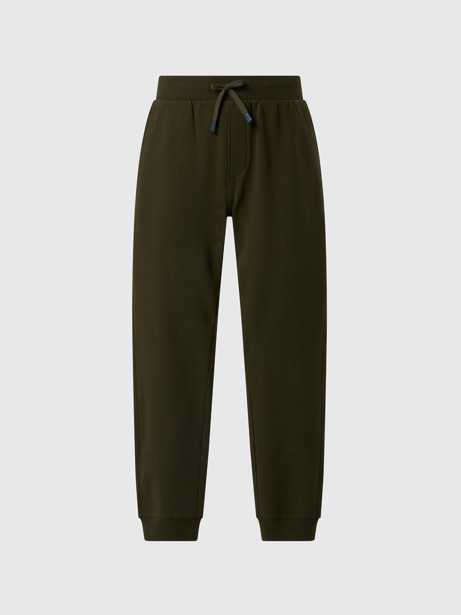 pantalones deportivos con parche de logo