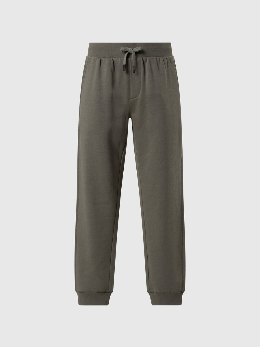 pantalones deportivos con parche de logo