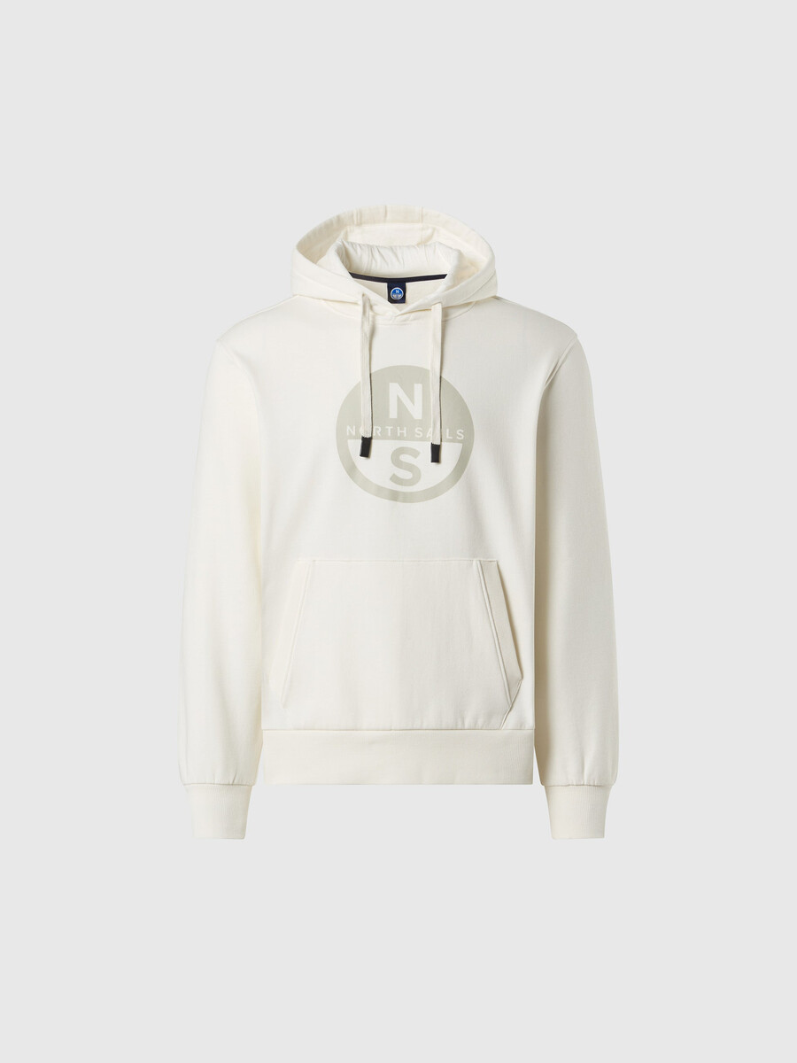 sudadera con capucha y estampado de logotipo maxi