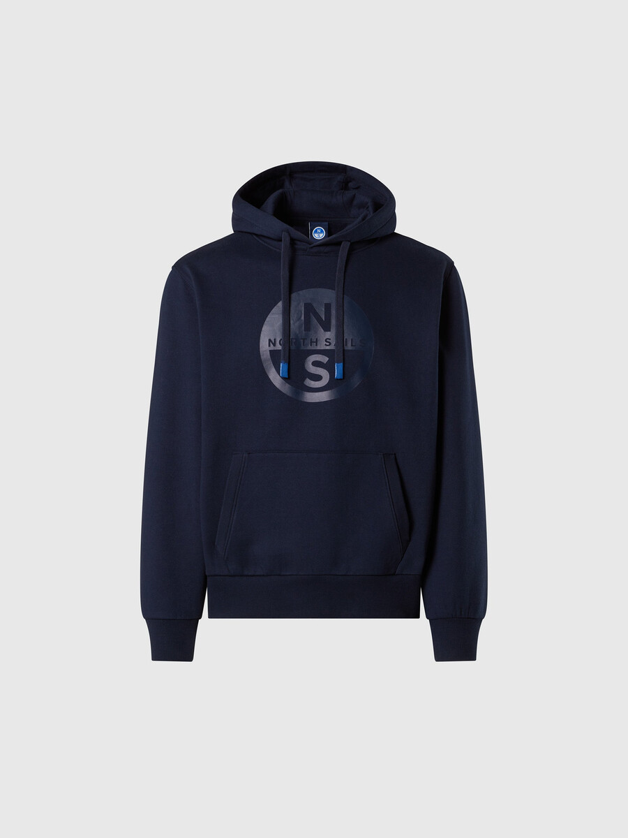 sudadera con capucha y estampado de logotipo maxi