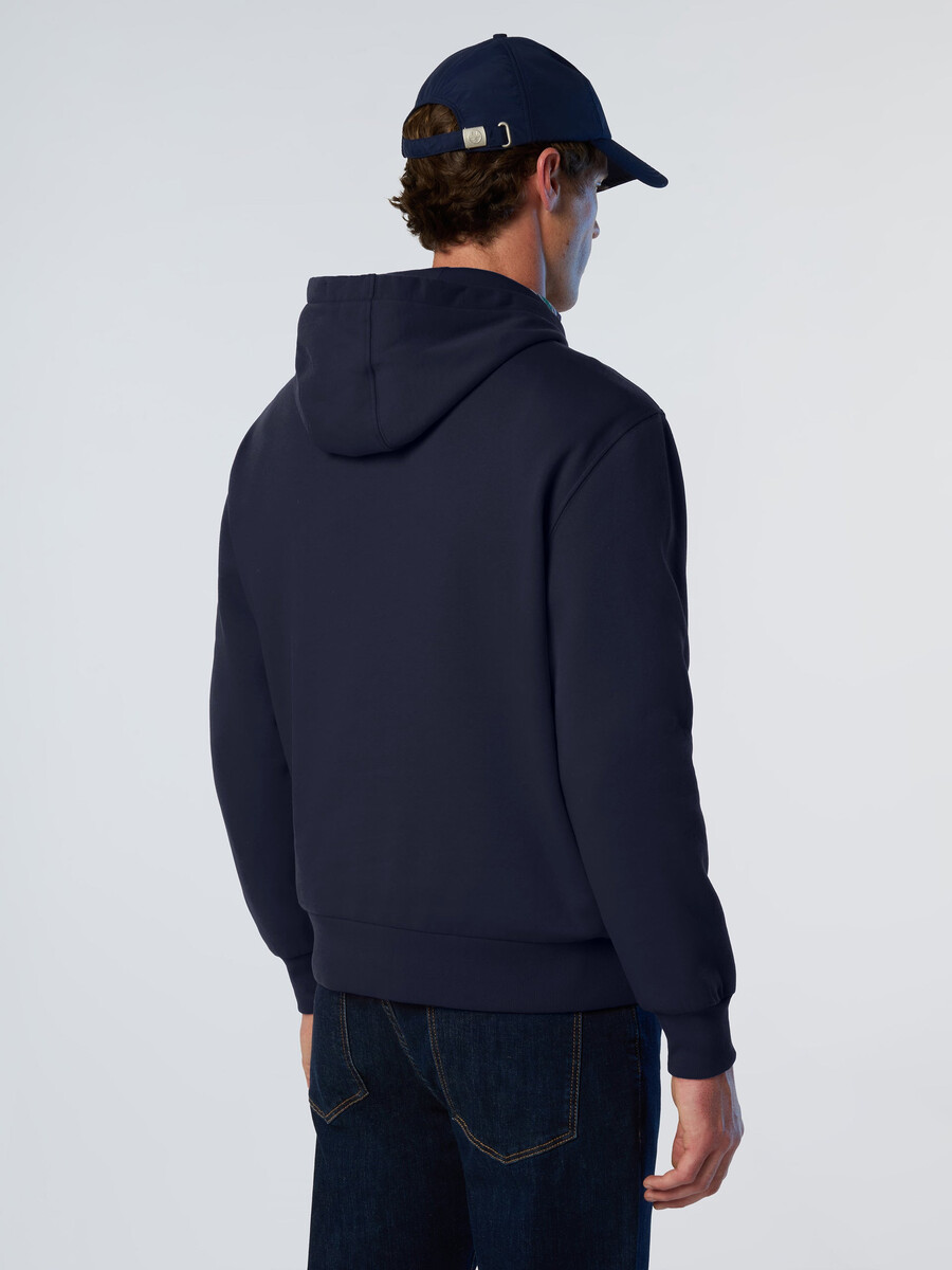 sudadera con capucha y estampado de logotipo maxi