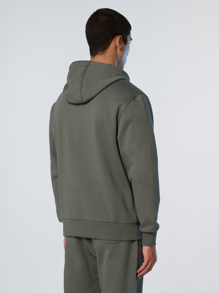 sudadera con capucha y estampado de logotipo maxi