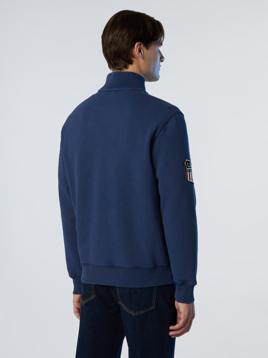 sudadera de archivo con cremallera completa