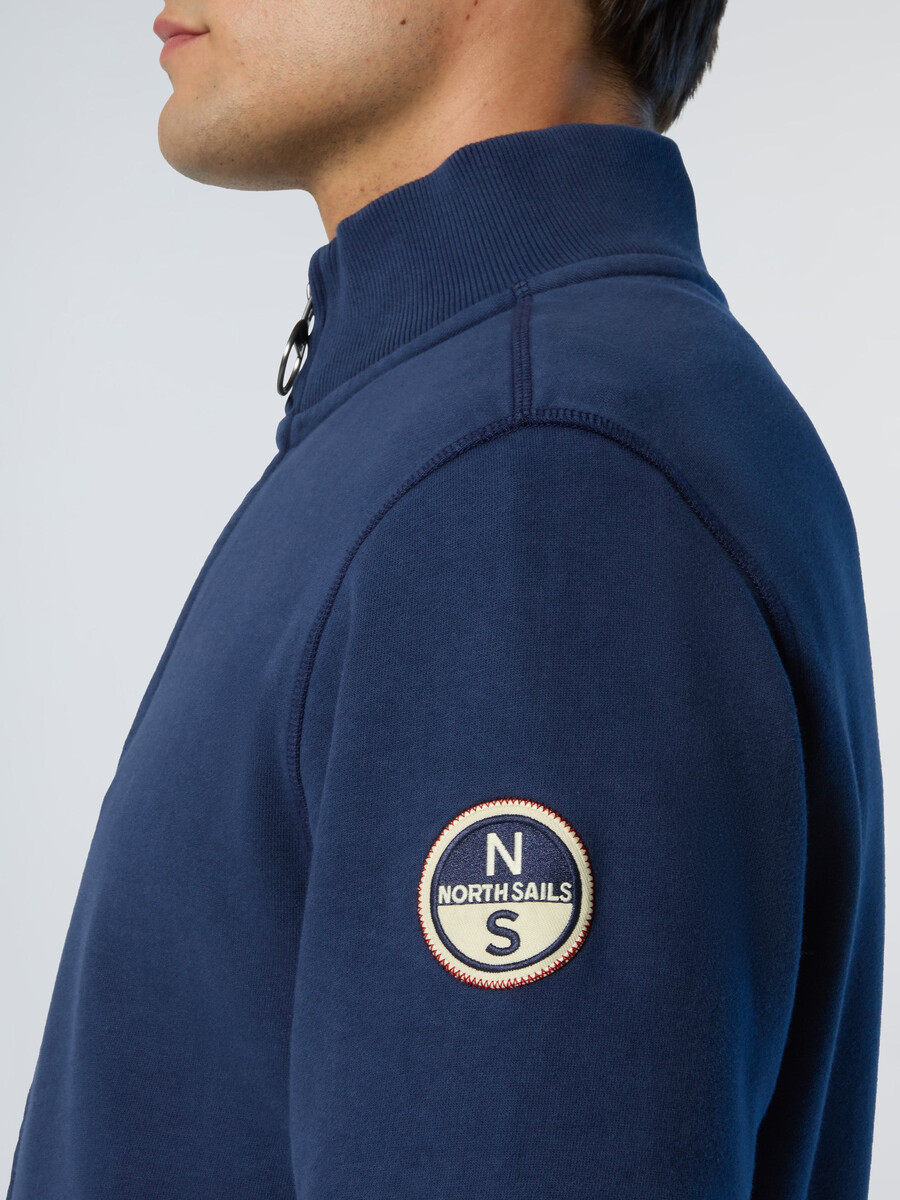 sudadera de archivo con cremallera completa
