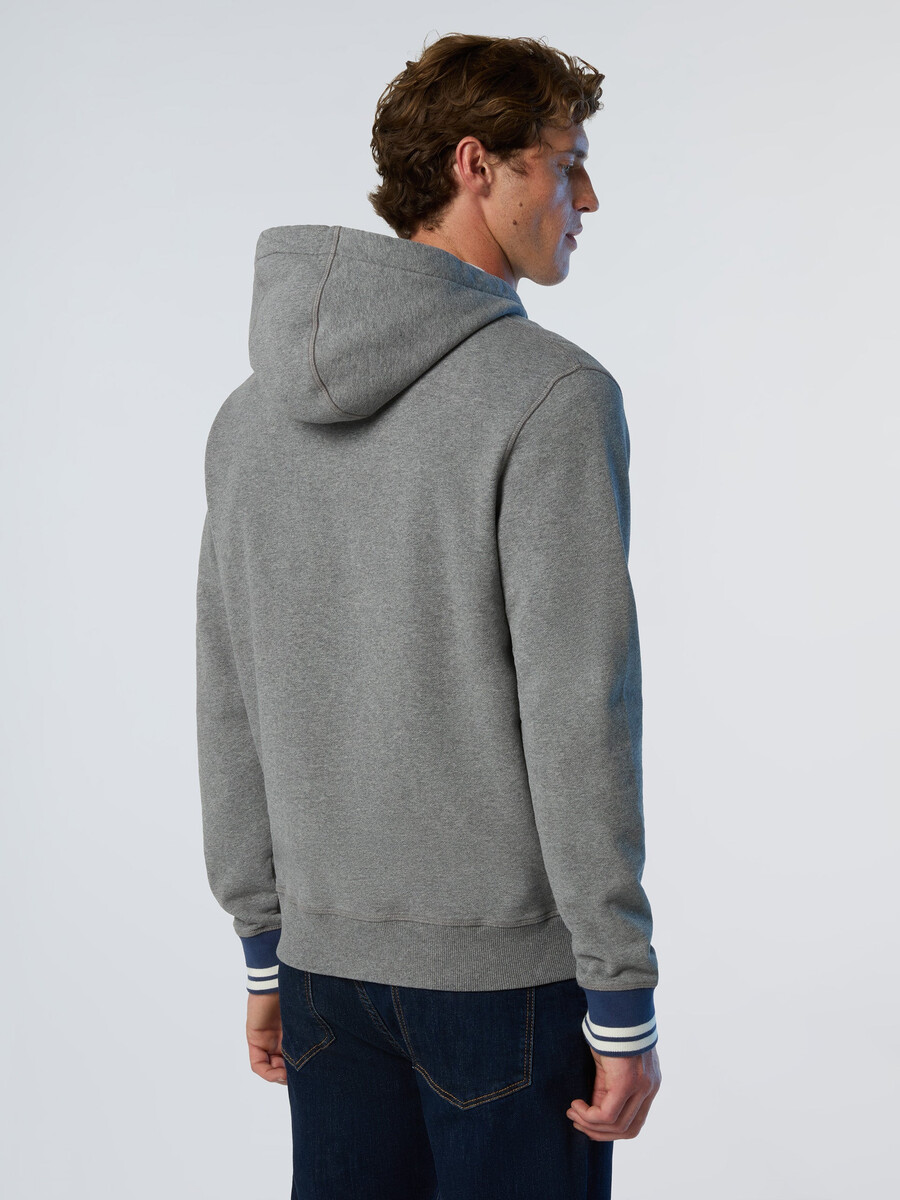 sudadera con capucha y cremallera completa de archivo