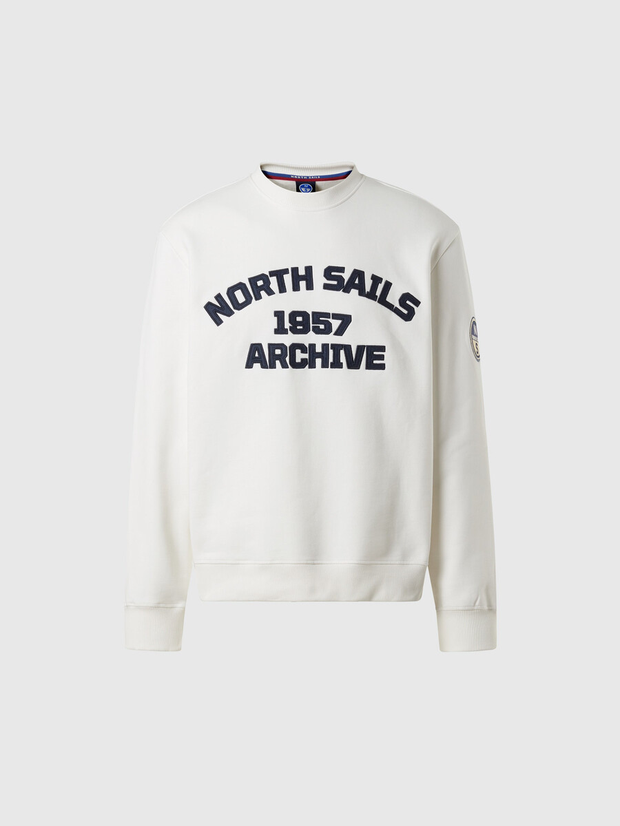 sudadera de archivo con ojales