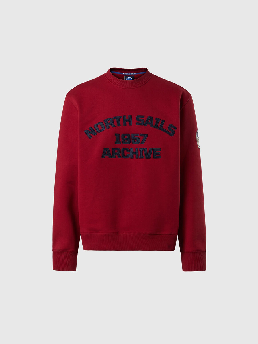sudadera de archivo con ojales