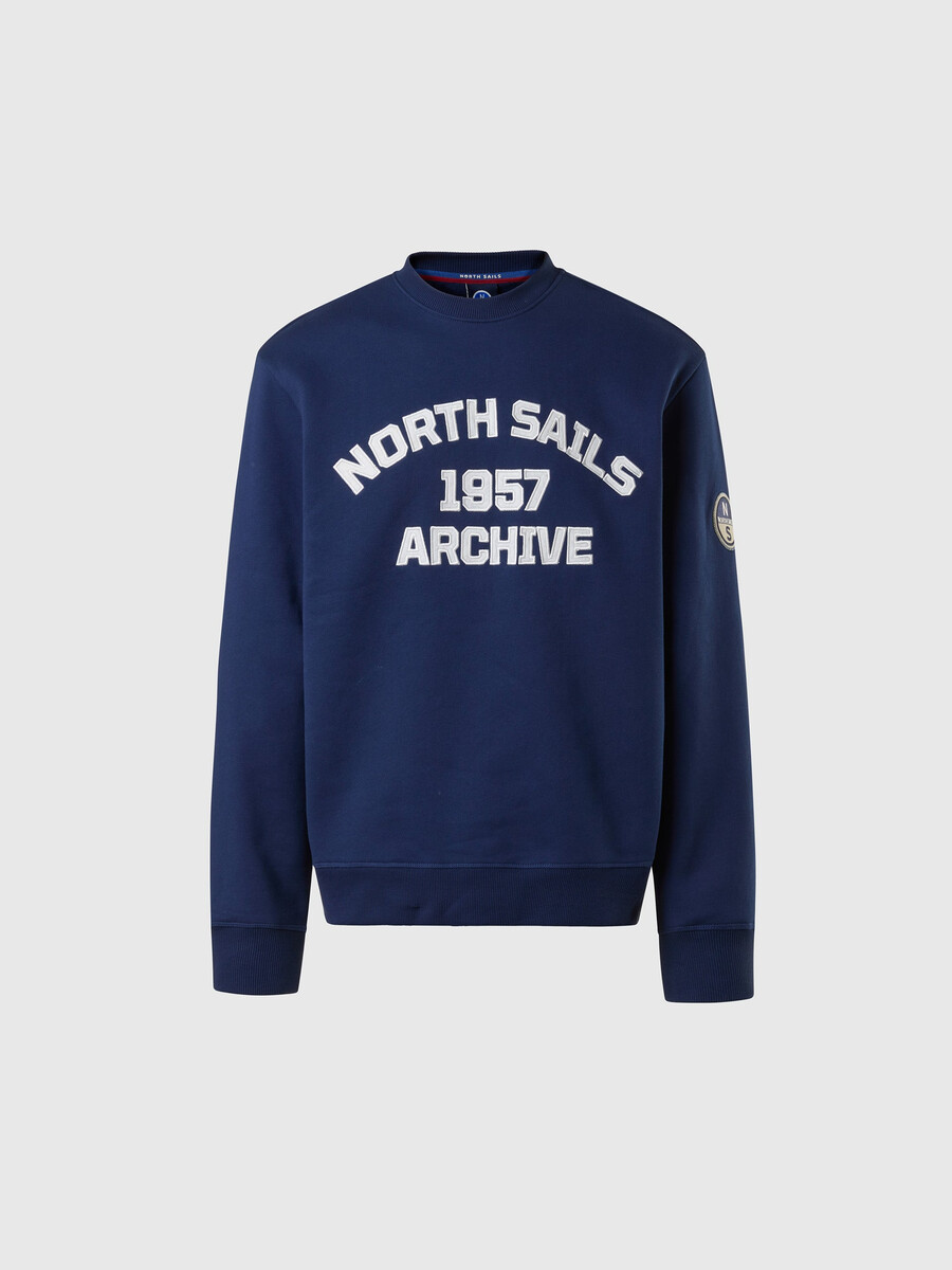 sudadera de archivo con ojales