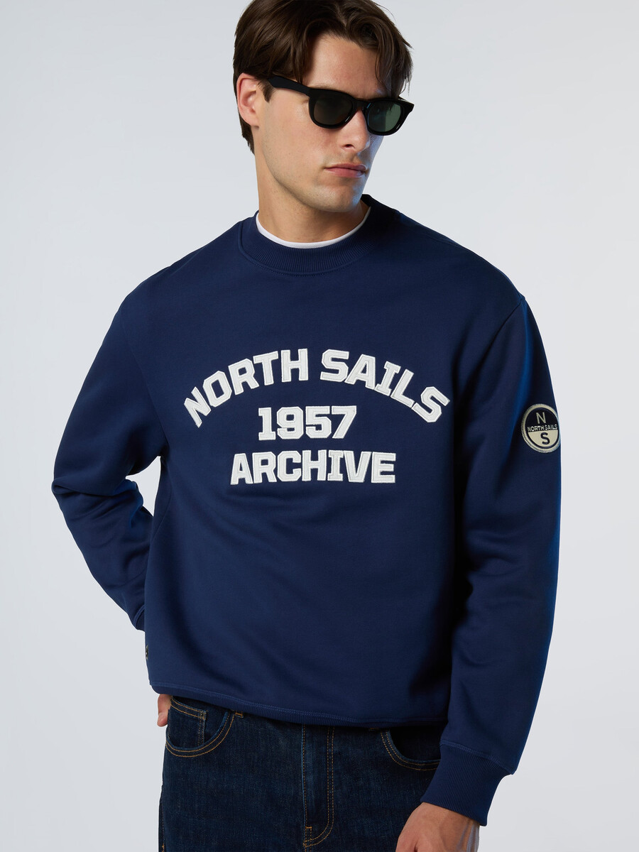 sudadera de archivo con ojales
