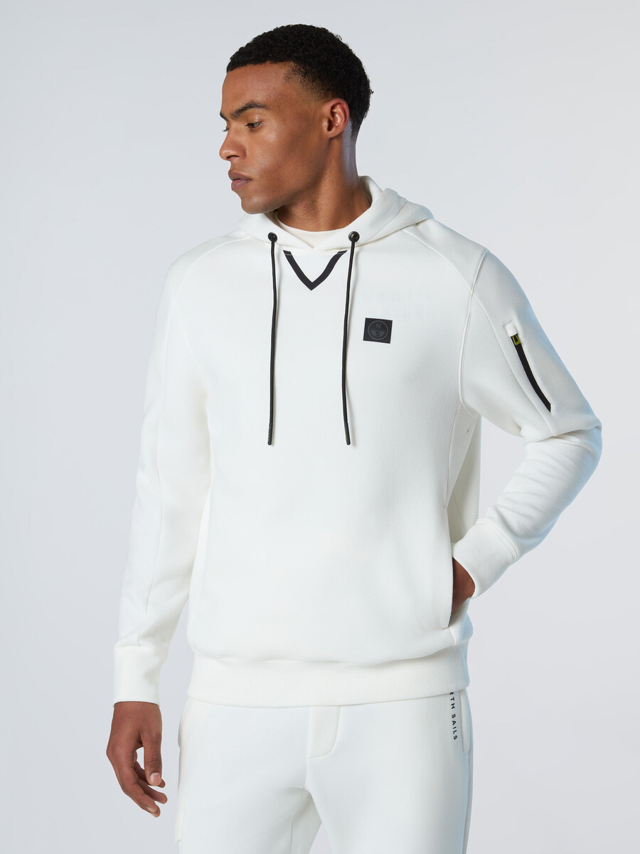 sudadera con capucha de piqué de buceo