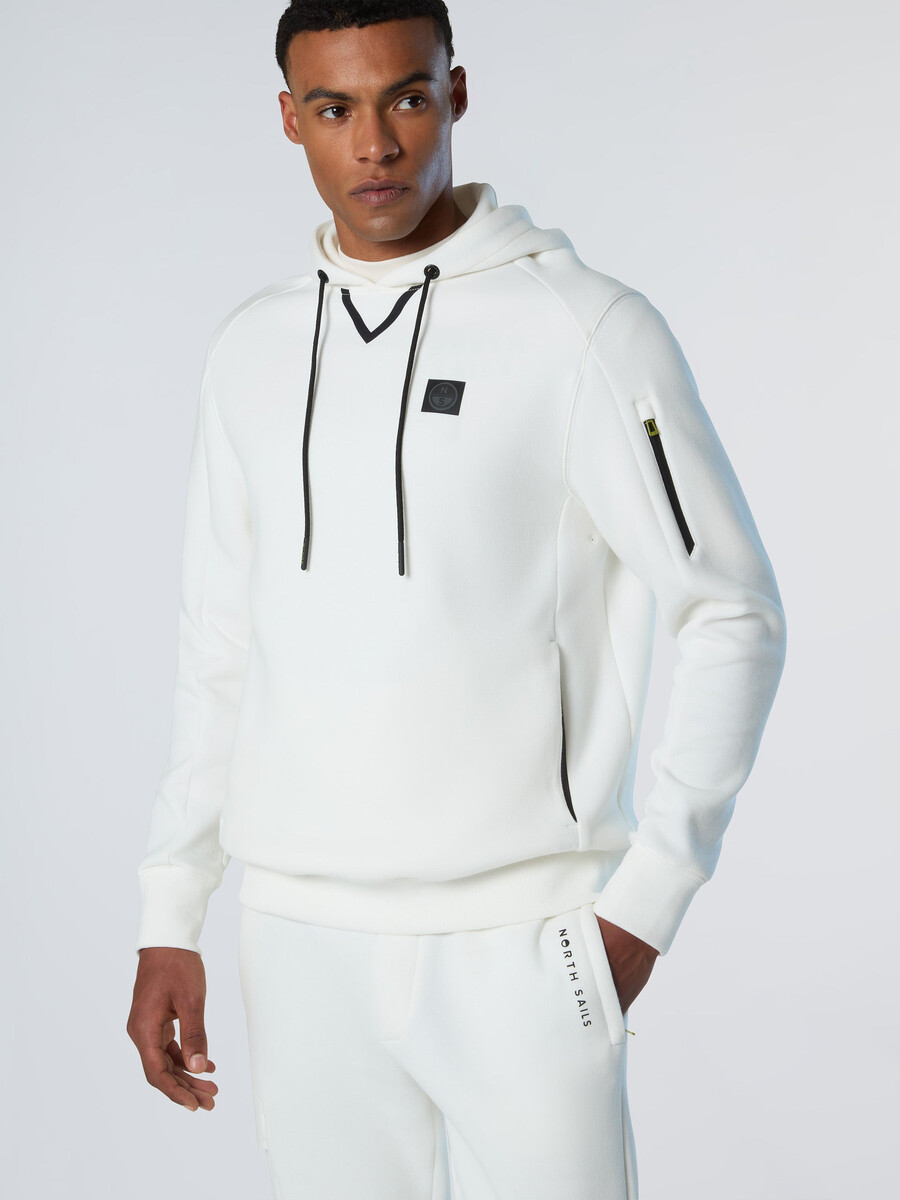sudadera con capucha de piqué de buceo