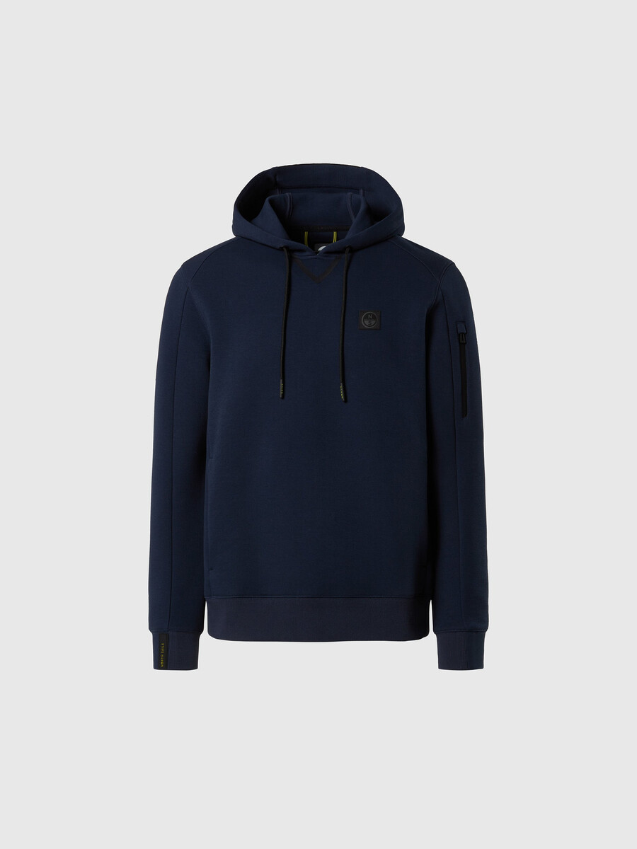 sudadera con capucha de piqué de buceo