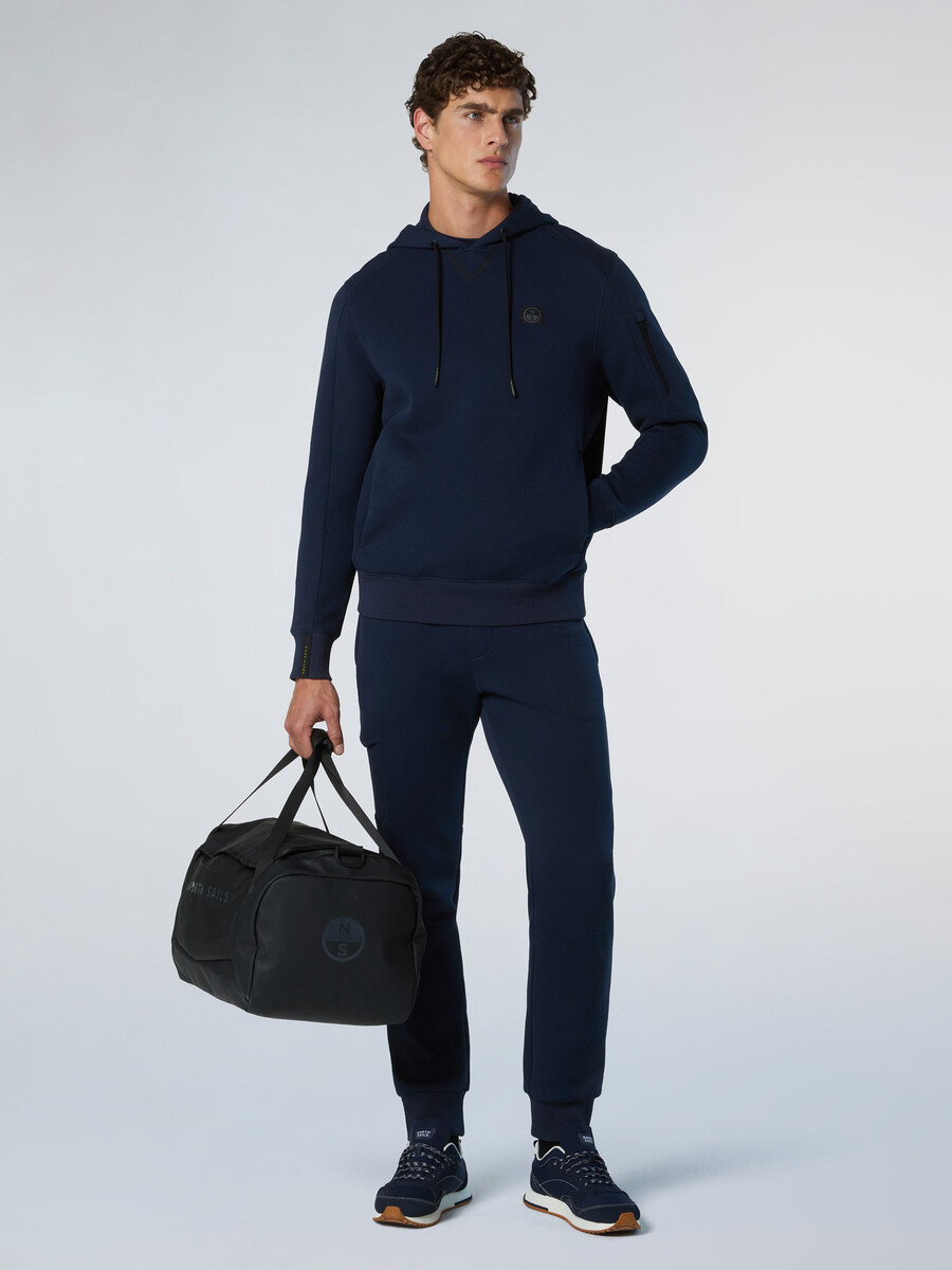 sudadera con capucha de piqué de buceo