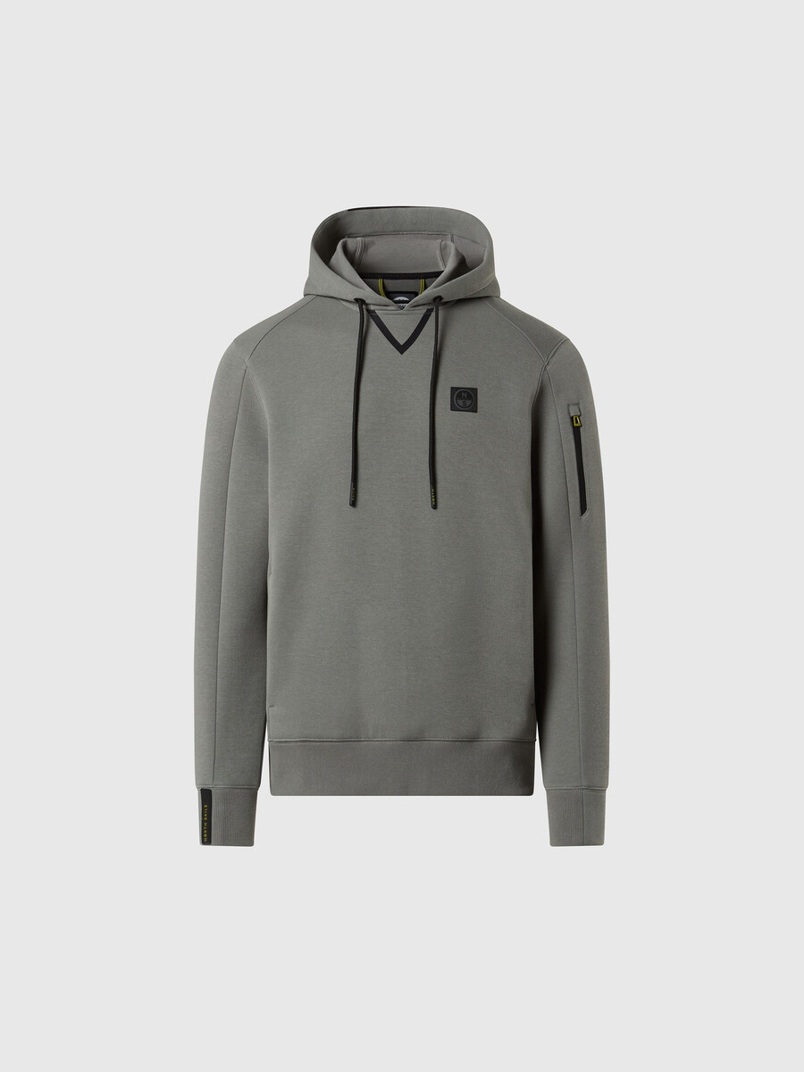 sudadera con capucha de piqué de buceo