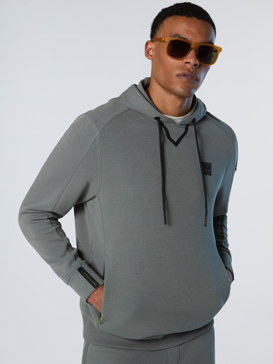sudadera con capucha de piqué de buceo