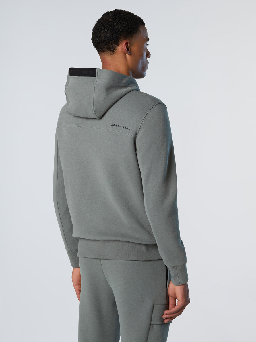 sudadera con capucha de piqué de buceo