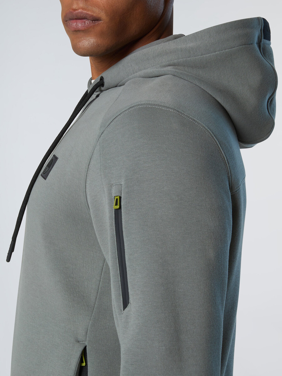 sudadera con capucha de piqué de buceo